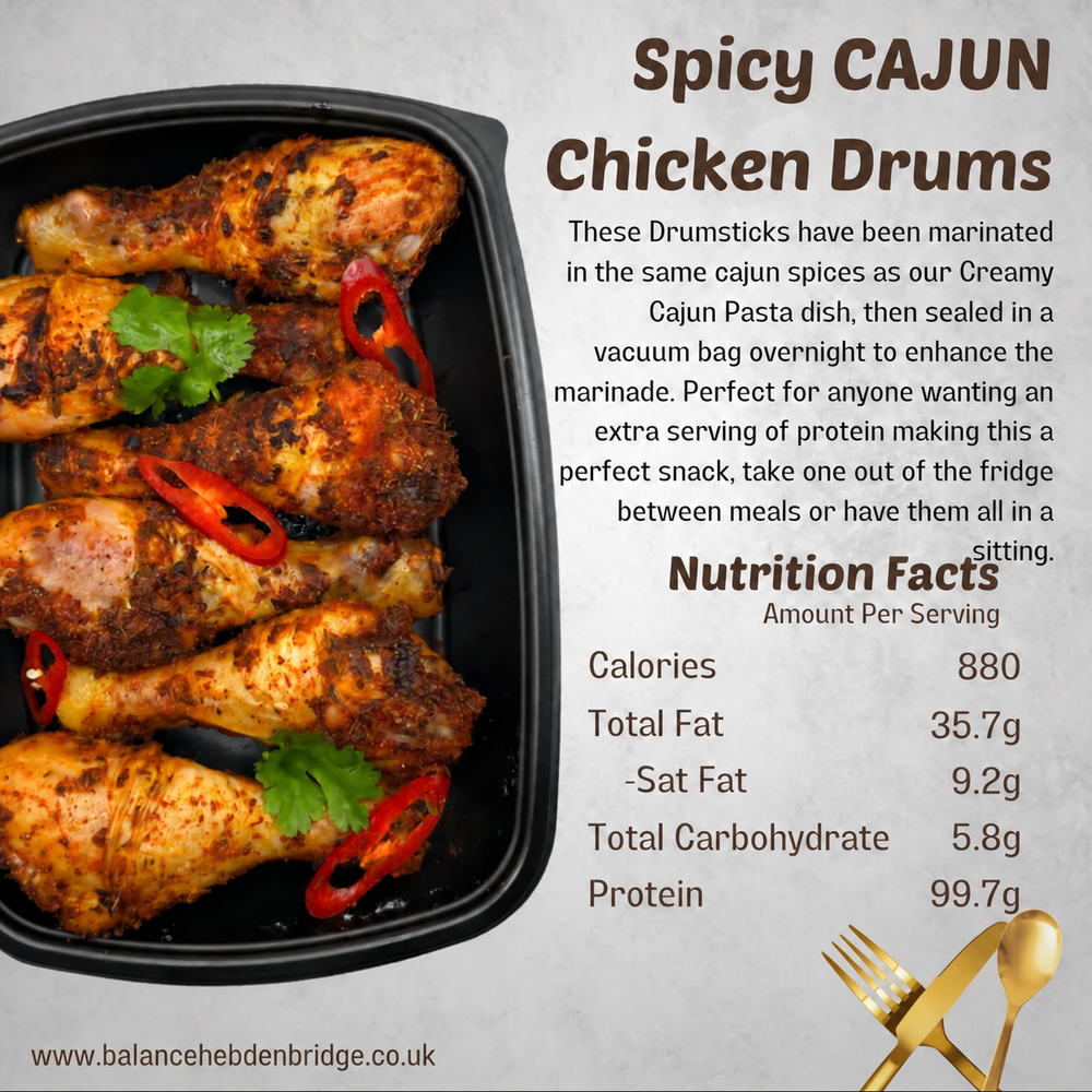Cajun Chicken Drumsticks — www.balancehebdenbridge.co.uk