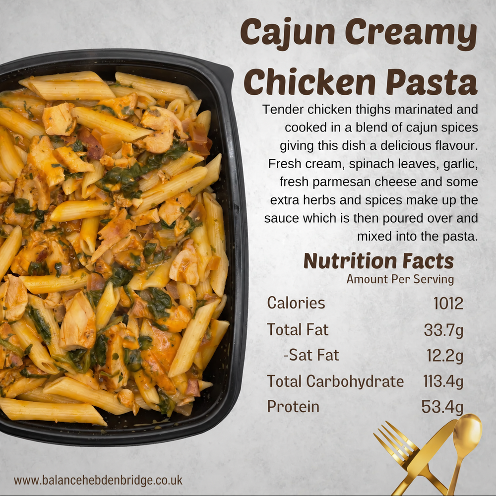 Cajun Creamy Chicken Pasta — www.balancehebdenbridge.co.uk