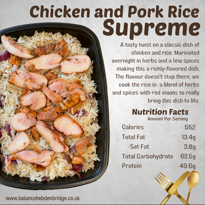 Chicken and Pork Rice Supreme — www.balancehebdenbridge.co.uk