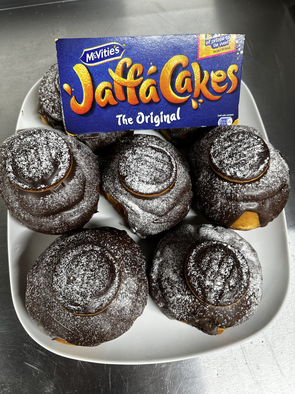 Chocolate orange doughnuts at BALANCE