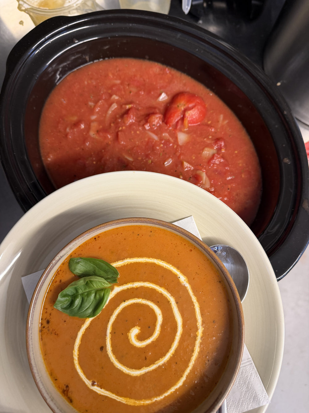 Homemade soup at BALANCE